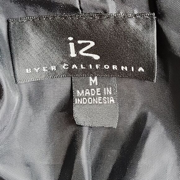 IZ BYER CALIFORNIA Houndstooth Double Breasted Coat Medium - Picture 9 of 9